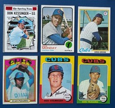 12 Card Lot All Chicago Cubs Baseball Cards EX or Better  - 2026-34
