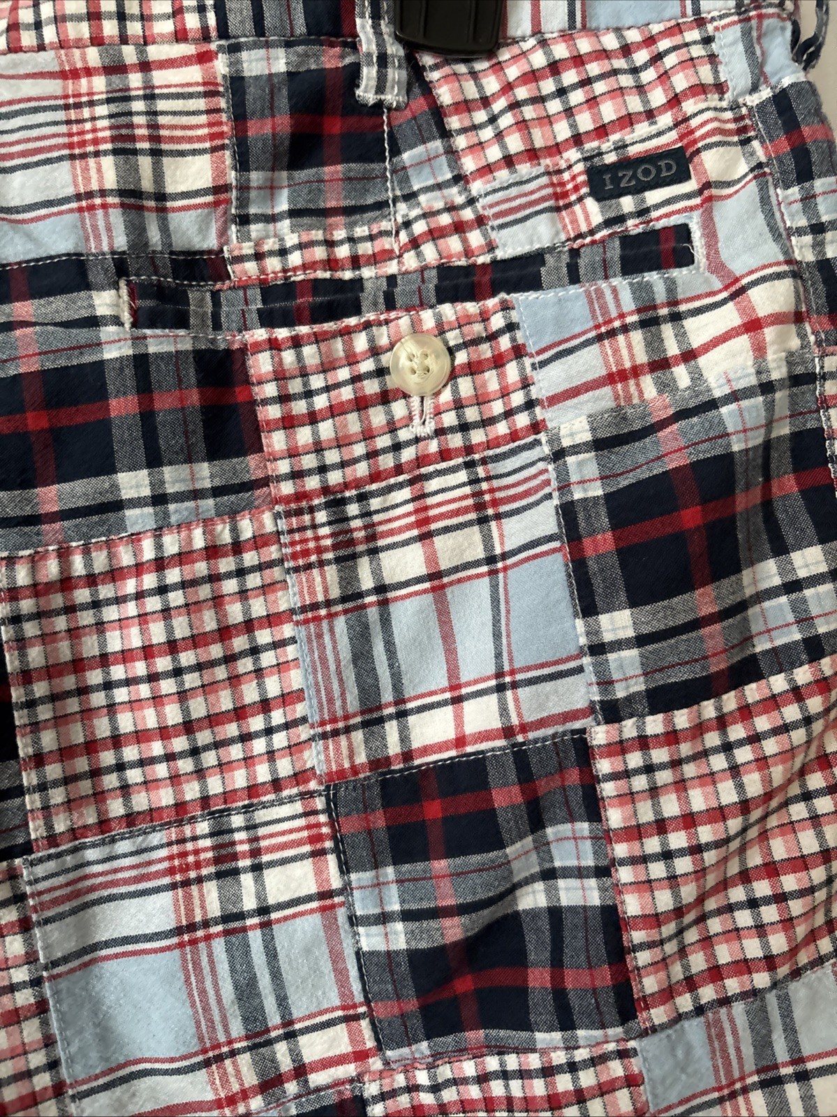 Izod Short Men 36 Multicolor Patchwork Country Cl… - image 4