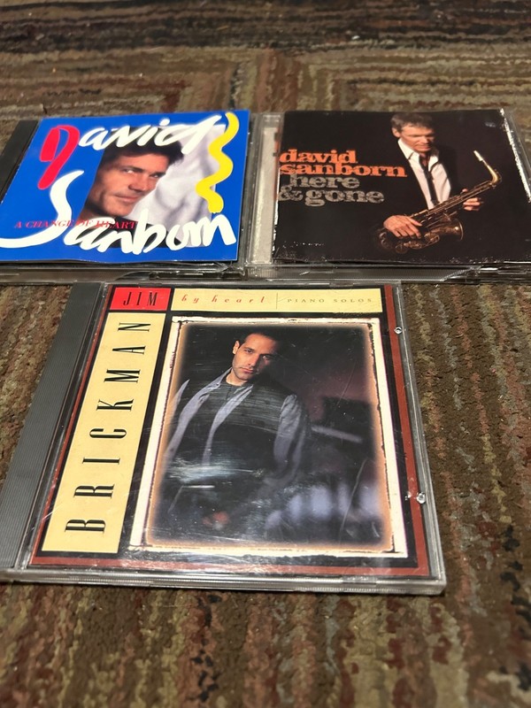DAVID SANBORN + JIM BRICKMAN 3 CDS NEW AGE/VOCAL PRE-OWNED