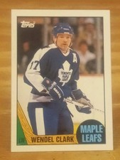 1987-88 Topps Wendel Clark Toronto Maple Leafs 