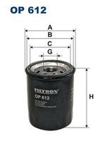 Filtron ÖLfilter OP 612 Anschraubfilter FüR Nissan Serena Primera Micra Sunny 3