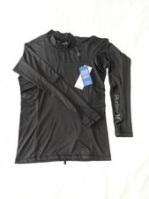 Hurley Kai Lenny Paddle Series Rashguard Top Surf Vest M Medium Black