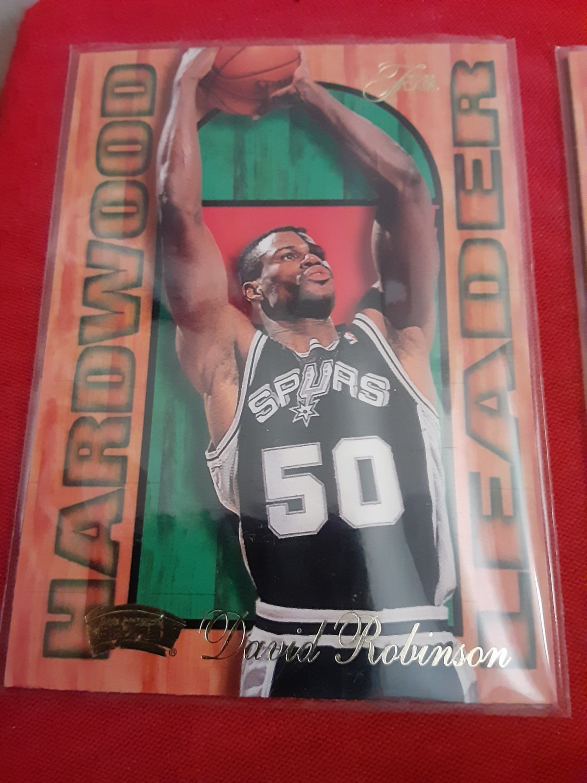 1995-96 Fleer - Flair Hardwood Leader David Robinson #24
