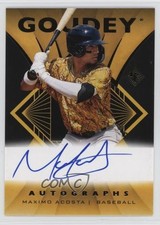 2023 Upper Deck Goodwin Champions Goudey Auto Maximo Acosta #GA-MA Auto 0i47
