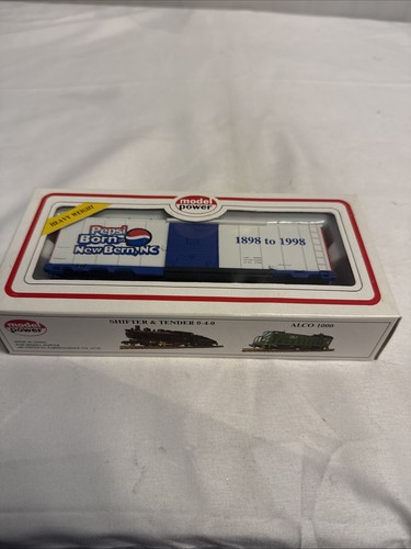 Centavo modelo Power escala HO Pepsi "Nacido en New Bern, Carolina del Norte". Boxcar Rd#1898 a 1998 | Condition: Used