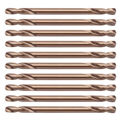 10 Brocas Cobalto M35 7/64  Doble Punta Metal Acero Inoxidable Repuesto