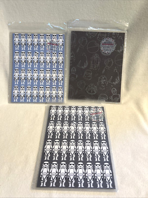 NEW Set of 3 ~ Erin Condren STAR WARS  Interchangeable Notebook Covers ~ 7x9''
