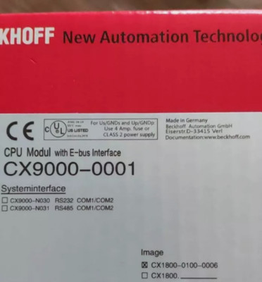 NEW BECKHOFF CX9000-0001 Controller module CX90000001