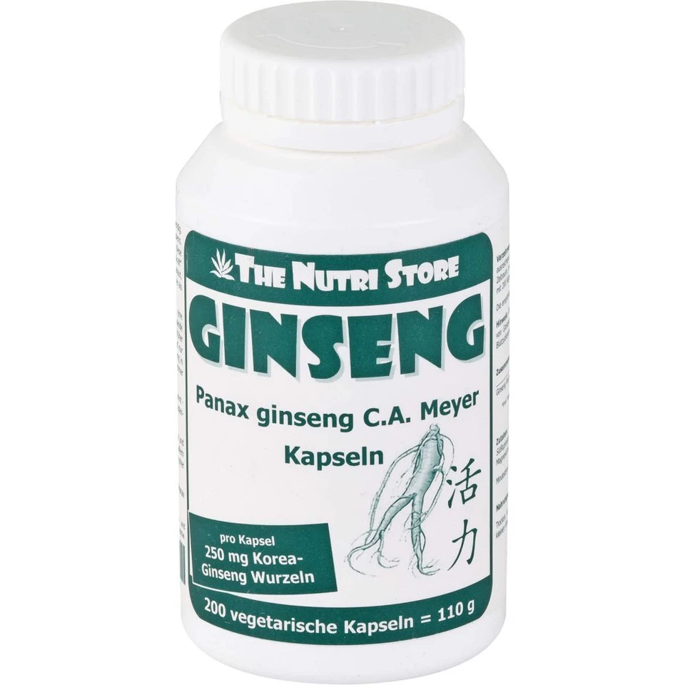 HIRUNDO PRODUCTS GINSENG 250 mg Kapseln 200 St PZN07244610