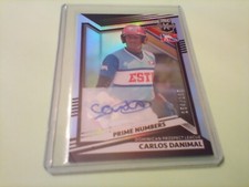 2022 Elite Extra Edition Baseball Auto 154/185 Prime Numbers CARLOS DANIMAL DPL