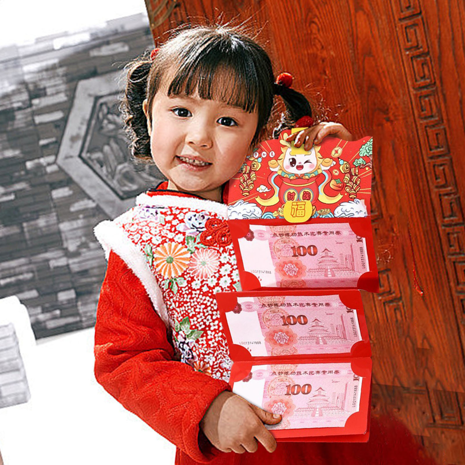 5pcs-dragon-red-envelopes-2024-traditional-paper-lucky-chinese-currency