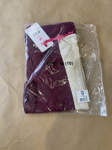 justice girls Block joggers sz 10 (M) Burgundy - Picture 3 of 5