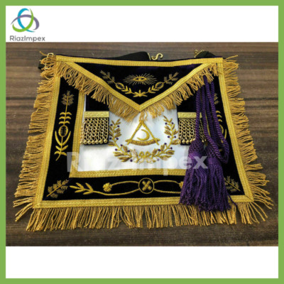 Royal and select DDGM Apron, Royal Master Aprons, officer RSM Apron 