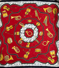 Enrico Coveri silk scarf 86x88 cm.