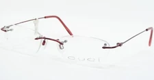 CECI 454 900 CANDY RED EYEGLASSES GLASSES RIMLESS w/ Crystals 49-19-135 Germany