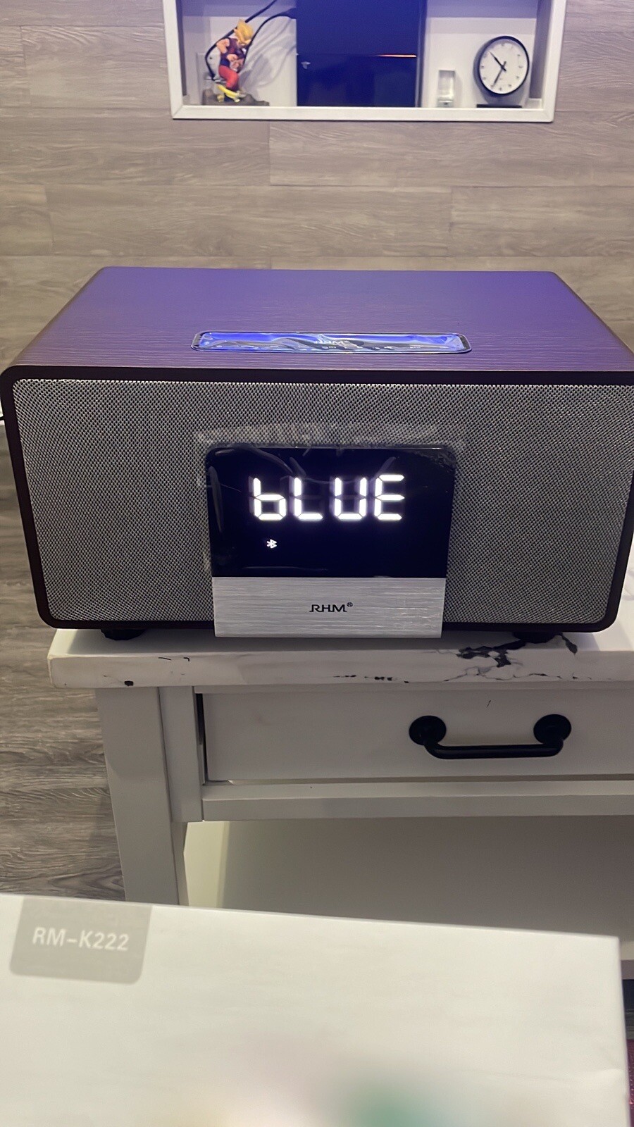 RHM K222 Karaoke Machine and Bluetooth speaker w/ 2 Wireless