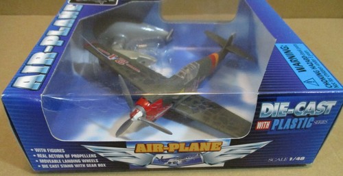 Messerschmitt BF-109 “Red 21” Aircraft New Ray Airplane Die-Cast 1:48 Scale NEW - Picture 7 of 24