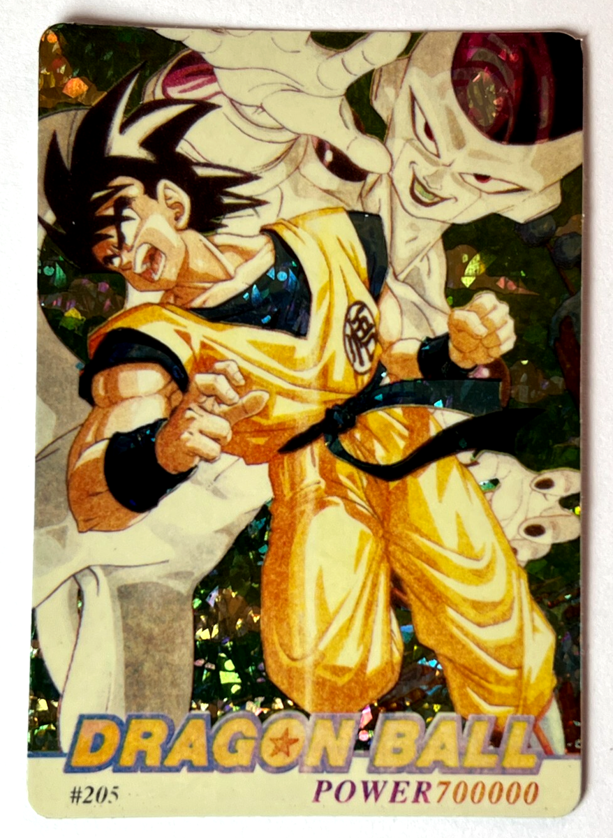 1997 DRAGON BALL Z Card #205 GOKU FRIEZA VTG Foil Variant | eBay