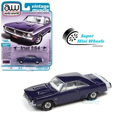 Auto World 1:64 - 1971 Dodge Dart Swinger 340 Special (Plum Crazy Paint)