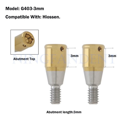 Localizador de implantes Hiossen mini/pilar estándar GH = 1-7,0 mm herramienta de accionamiento tapas macho - Imagen 139 de 258