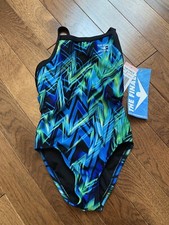 THE FINALS Onyx Female Butterfly Back One Piece Swimsuit Girls 24 NEW w/Tags $49