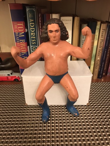 Vintage 1984 Andre The Giant Wrestling Figure Rubb...