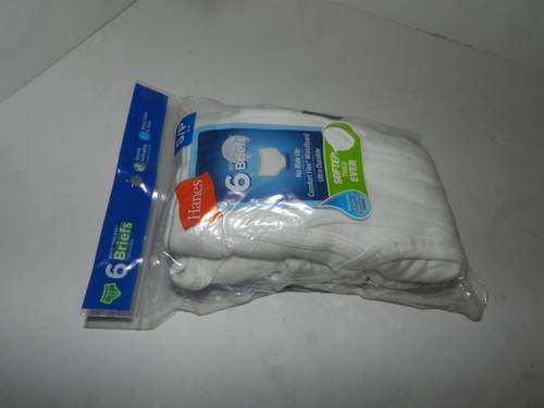Hanes 6 Pack Pairs Tagless White Boys Briefs Underwear Size S Small (6-8)
