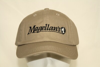 Imperial Magellan s Khaki  Adjustable Strap Sports Cap Hat Outdoor Globe World
