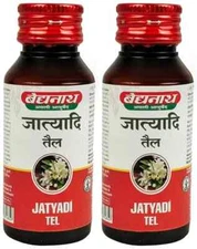 Baidyanath Jatyadi Tel 50ml (Pack of 2) Ayurvedic Tail, Oil for Skin Problems