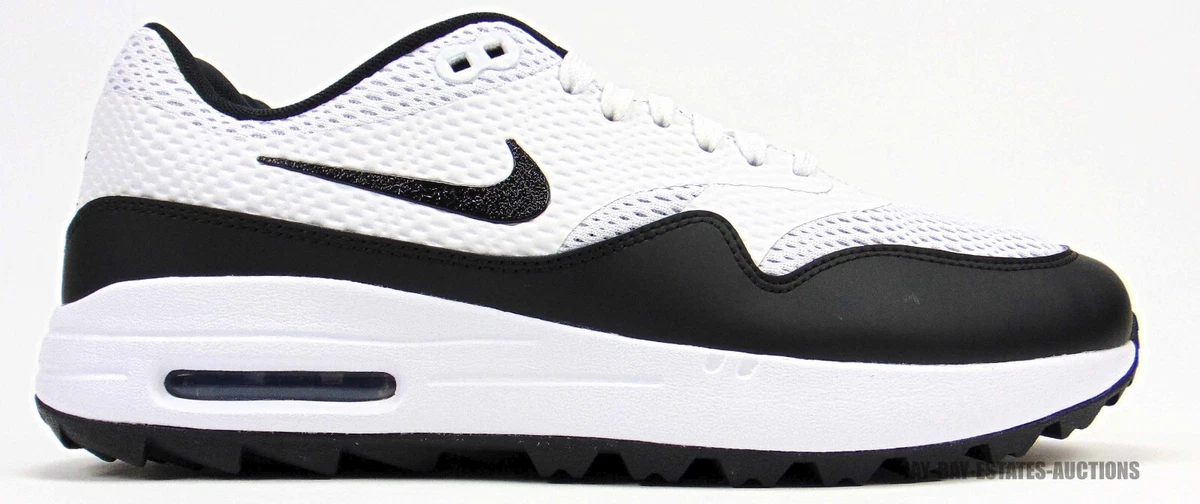 Nike Air Max 1 Golf White Black W for sale | eBay