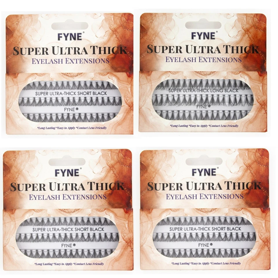 BULK OFFER for FYNE Super Ultra Thick Eyelash Extensions - £2.76 Per Pack