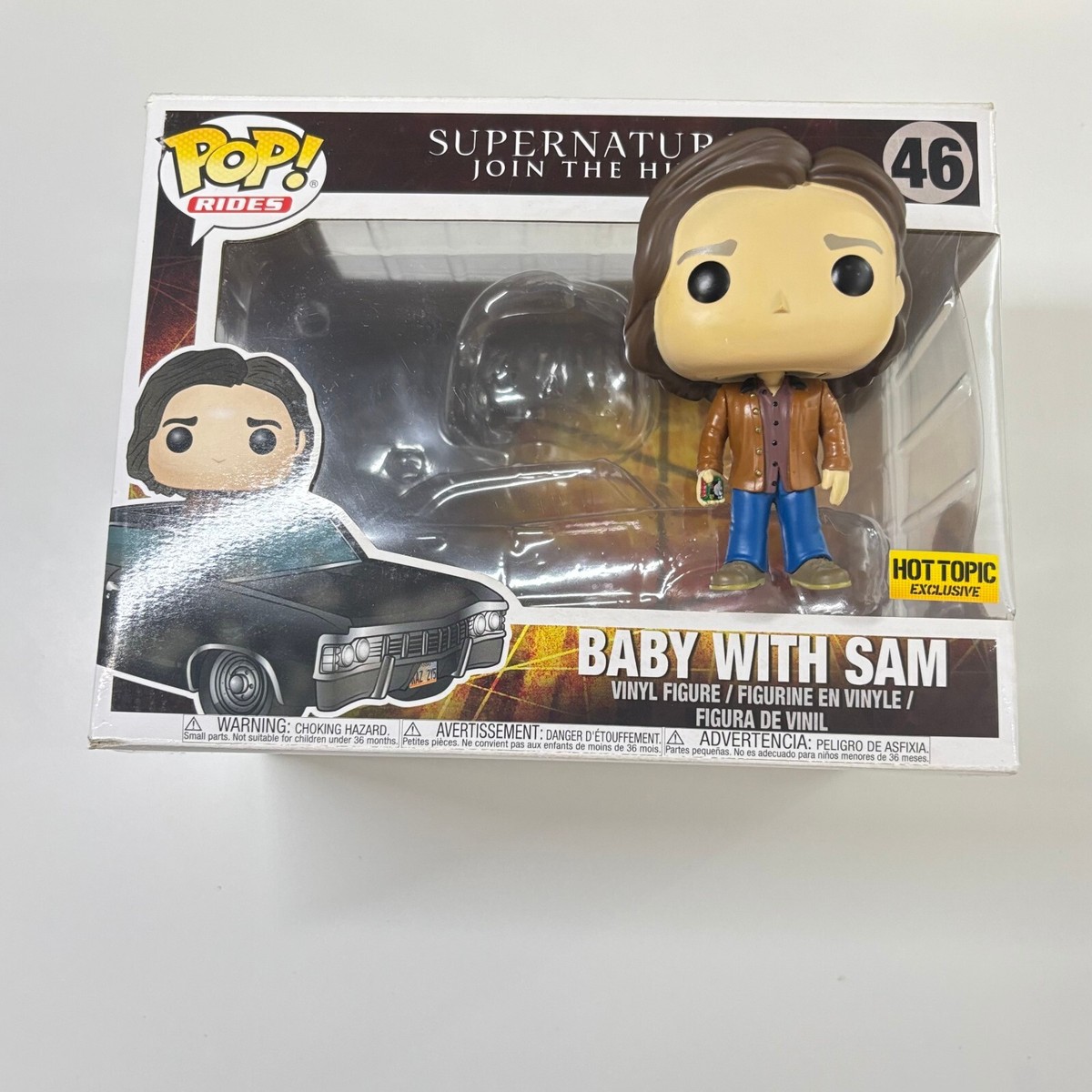 Funko Pop! Rides: Supernatural Sam With Baby #46 HT SAM