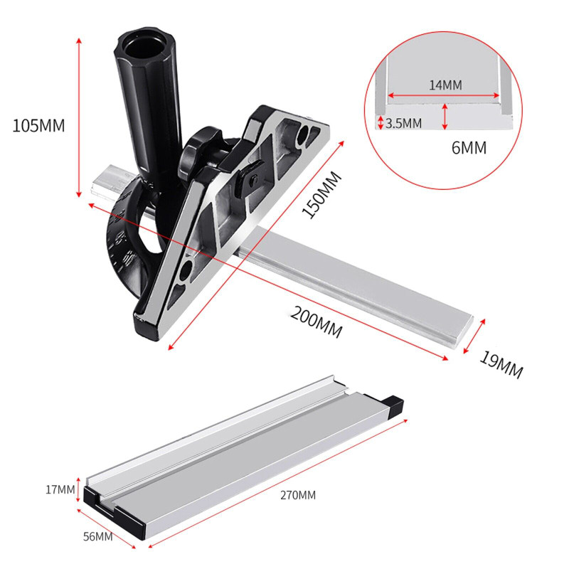 Table Saw Precision Miter with Repetitive Cut Durable 2024 NEW FAST SHIP