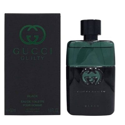 GUCCI SCHULDIG BLACK POUR HOMME 50ML EAU DE TOILETTE SPRAY NAGELNEU & VERSIEGELT