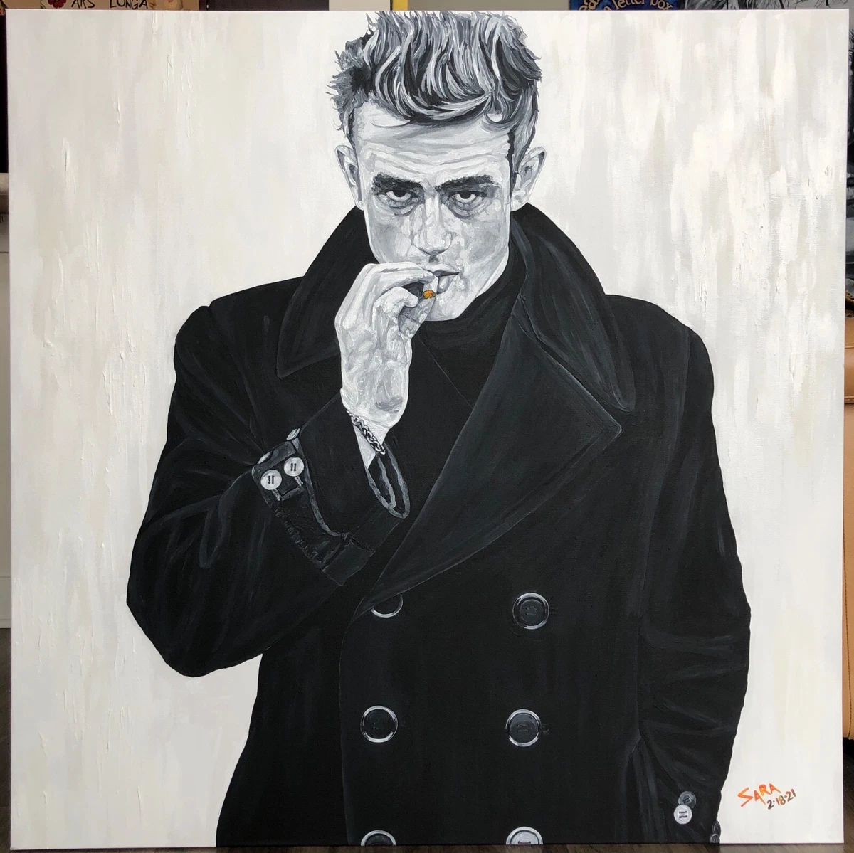 James Dean Pop Art Art Paintings for sale | eBay