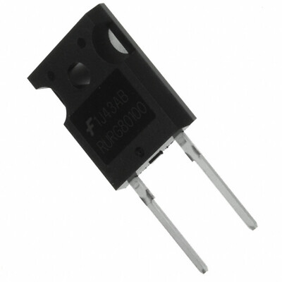 [4 pc] RURG80100 UFR 80A, 1000V, Ultra fast Diode Trr 200ns @ 80A