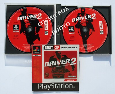 JEU DRIVER POUR Playstation 1 ps1 psx francais course voiture mafia COMPLET EUR 24,99 - FR