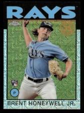 2021 Topps Update Silver Pack 1986 Topps Chrome Baseball Brent Honeywell RC