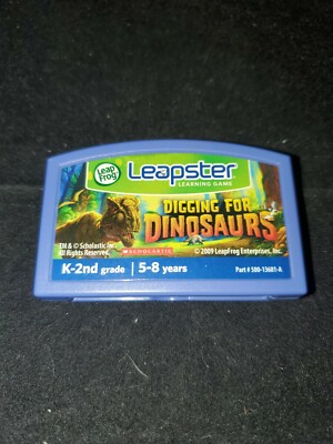 Leapfrog Leapster Explorer LeapPad DIGGING FOR DINOSAURS Game Cartridge