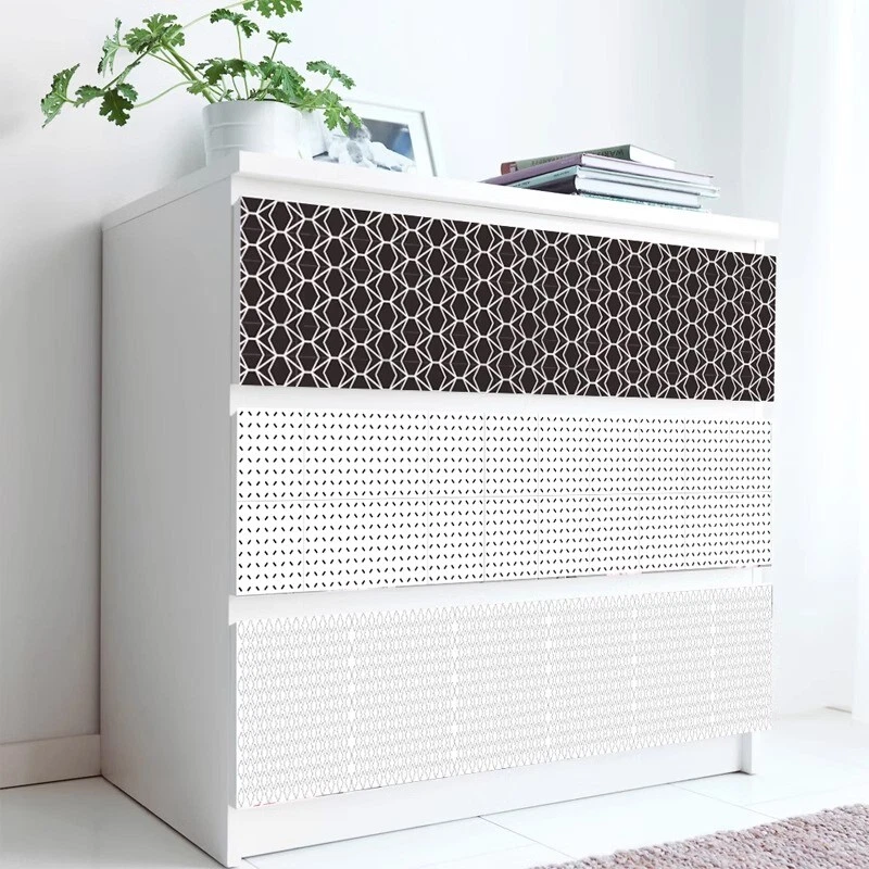 7X Nordic Waterproof Wall Door Stickers Boho Bathroom Cabinet Wallpaper 21 100cm - Image 2 of 4