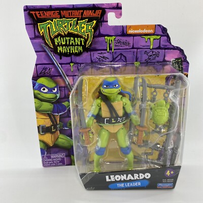 Teenage Mutant Ninja Turtles: Mutant Mayhem Leonardo Action Figure NEW, IN HAND