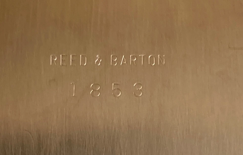 Silver Serving Tray, Reed & Barton, Scalloped design - Image 3 of 3