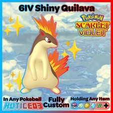 ✨ Shiny Quilava 6IV ✨ Pokemon Scarlet & Violet 🚀 Fast 🚀