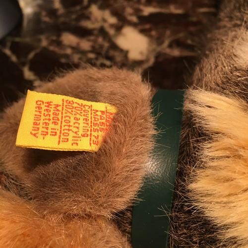 Steiff Kuscheltier Rauhaar Dackel "Raudi" sucht ein neues Zuhause - Bild 4 von 5