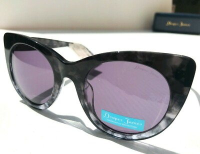 NEW Draper James AUGUST Marble Black Designer Purple Womens  display picture 2