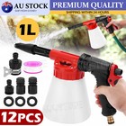 1L Snow Foam Lance Cannon Bottle Soap Gun Sprayer Hose For Car Pressure Washer A