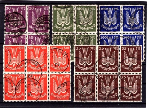 DR-Infla 263/67 Block of 4 Gest. + Gepr. Valid stamp 560EUR (AA5914