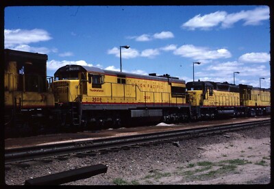 Original Rail Slide - UP Union Pacific 2808 N Platte NB 5-8-1969