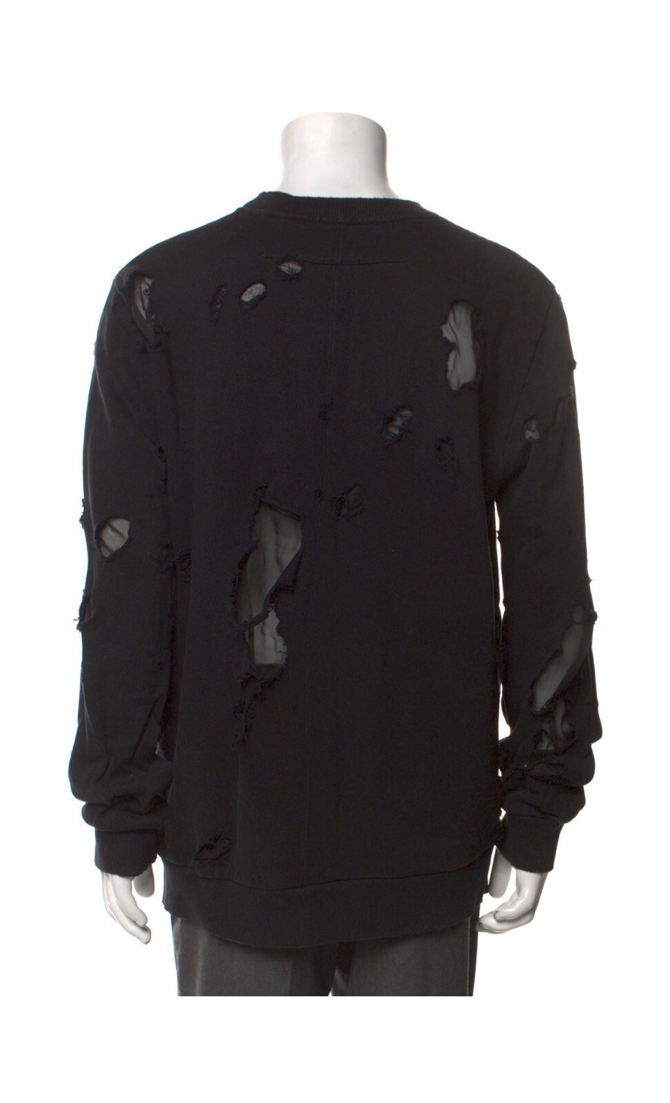 Givenchy Distressed Graphic Print Pullover Sweats… - image 3