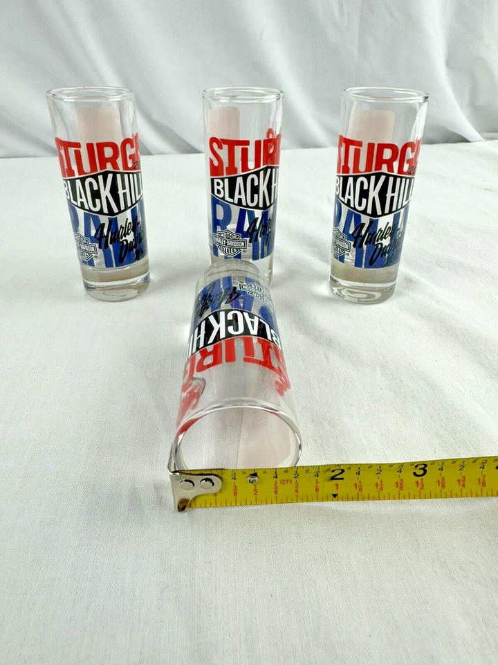 JUEGO DE 4 GAFAS HARLEY DAVIDSON GENUINAS 79th STURGIS BLACK HILLS Foto 4 de 4